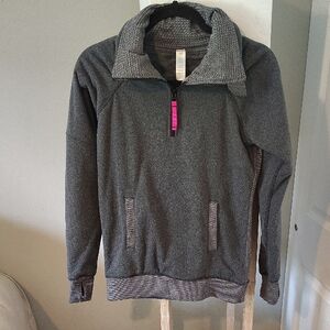Ivivva Gray Fleece-Lined Jacket